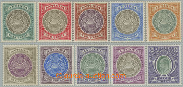254446 - 1903-1907 SG.31-40, Edvard VII. - Znak kolonie ½P - 5Sh; ko
