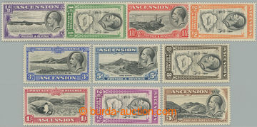 254456 - 1934 SG.21-30, George V. - Motives ½P - 5Sh; complete set, 