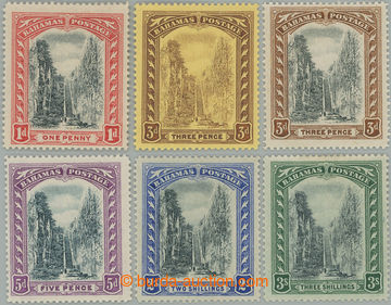 254468 - 1911-1919 SG.75-80, Stairs 1P - 3Sh, complete set, wmk Mult 