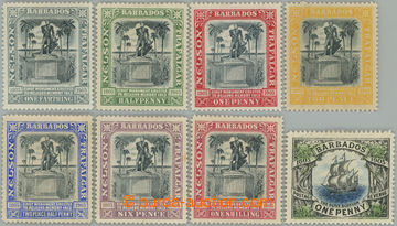 254483 - 1906 SG.145-151, 152, Nelsonovo výročí ¼F - 1Sh + Výro