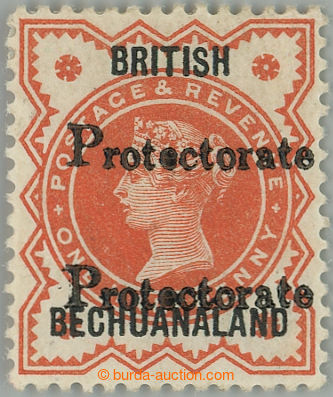 254499 - 1888 SG.40a, britská Viktorie ½P s přetiskem BRITISH BECH