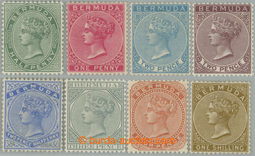 254516 - 1883-1904 SG.21-29b, Viktorie ½P - 1Sh, průsvitka Crown CA