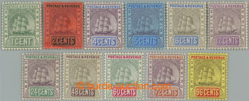 254531 - 1905-1907 SG.240-250, Sandbach 1-96c; complete set, hinged, 