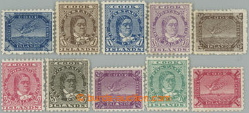 254578 - 1896-1900 SG.11-20, Queen Makea Takau ½d-1Sh; complete set,