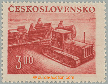 254606 - 1952 Pof.650 DV, Zemědělství 3Kčs s DV - seříznutý h