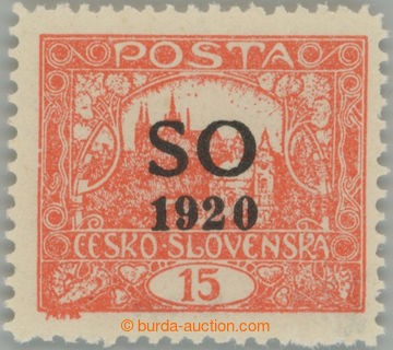 254635 -  Pof.SO5E, Hradčany 15h bricky red with line perforation 11