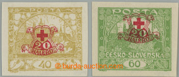 254659 -  Pof.170Nc-171Nc, 40h and 60h imperforated with additional-p