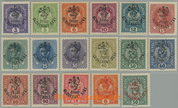 254682 -  Pof.RV43-57, Hluboka issue (Mareš's overprint) 3h - 1 Koru