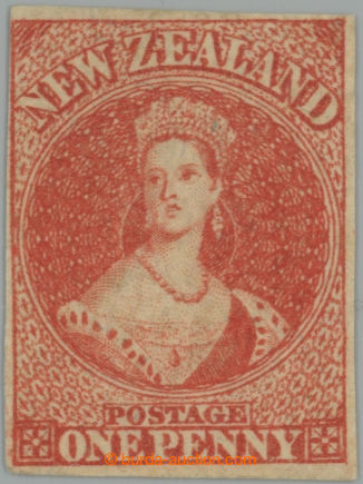 254702 - 1862 SG.34, Victoria Chalon Head 1P vermilion; very fine, c.