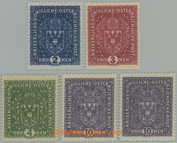 254730 - 1916/1917 VÝPLATNÍ / VELKÝ ZNAK / Pof.200I, 201I, 202II, 