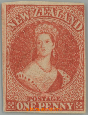 254771 - 1862 SG.35, Victoria Chalon Head 1P carmine-vermilion; very 