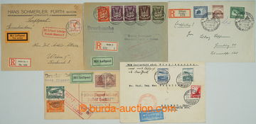 254856 - 1925-1938 5 entires, from that 4x airmail, from that 2x Reg 