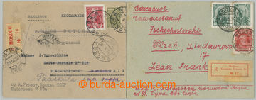 254889 - 1930 sestava 2ks R-dopisů: 1x adresovaný do Estonska a 1x 