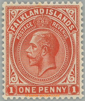 255130 - 1924 SG.74ay, George V. 1d dull vermilion, wmk INVERTED AND 