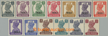 255237 - 1941-1946 SG.103-115, Indian George VI. 3p-12a with overprin