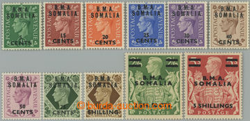 255240 - 1948 BRITISH OCCUPATION / SG.S10-S20, George VI. 5c - 5Sh, c