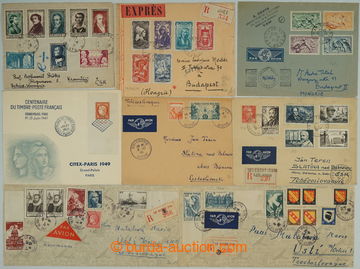 255317 - 1942-1951 [SBÍRKY]  sestava 23 vybraných dopisů se známk