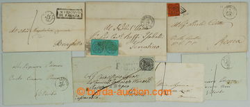 255330 - 1855-1868 very interesting selection of 6 letters and 1 inco