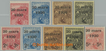 255345 - 1920 Yv.34-42, Svatba princezny Charlotty 20 MARS 1920; komp