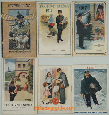 255416 - 1911-1938 SESTAVA / 6ks poštovních knížek z let 1911, 19