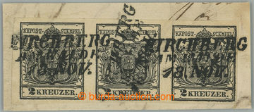 255455 - 1850 Ferch.2IIIHP, Coat of arms 2 Kreuzer grauschwarz, horiz