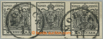 255456 - 1850 Ferch.2IIIHP, Coat of arms 2 Kreuzer schwarz, horizonta