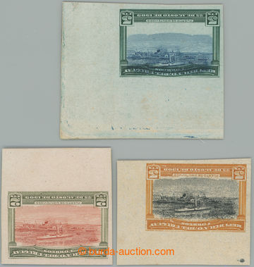 255509 - 1909 Sc.177TC-178TC, Ships at the port of Montevideo 2C and 