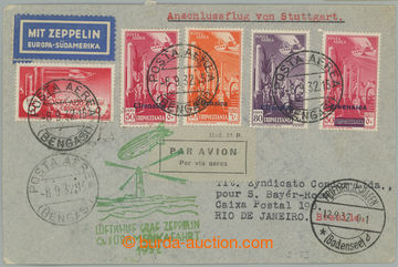 255510 - 1932 ZEPPELIN / 6.SAF/ connecting CIRENAICA, with Sass.Aerea