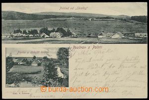 25565 - 1905 PADRŤ - vanished village, 2-view, long address, Us, ni