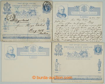 255676 - 1890 POST OFFICE JUBILEE 1890 / sestava 2ks celinových obá