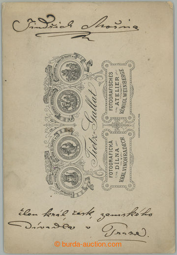 255687 - 1880? MOŠNA Jindřich (1837-1911), slavný český divadeln