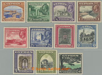 255714 - 1934 SG.133-143, Jiří V. - Krajinky ¼Pi - 45Pi; kompletn