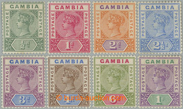 255728 - 1898-1902 SG.37-44, Viktorie ½P - 1Sh; kompletní série po