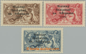 255774 - 1922 SG.17-21, britské Jiří V. - Sea Horses 2Sh/6P - 10Sh