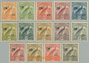 255850 - 1931 SG.163-176, air-mail overprint ½P - £1 with overprint