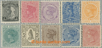 255863 - 1895-1900 SG.236-245, Victoria ½P - 1Sh, complete set with 