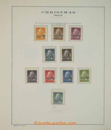 255920 - 1958-1990 [COLLECTIONS]  SOLOMON ISLANDS / CHRISTMAS OSTROV 