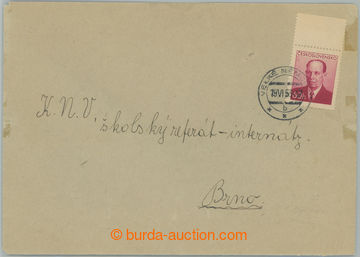 255969 - 1953 NOVÁ MĚNA / 1. DEN  dopis vyplacený zn. Zápotocký 