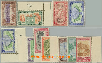 255998 - 1949-1961 SG.150-159, Motivy ½P - 3Sh; kompletní svěží 