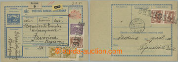 256033 - 1920 BEREGSOM - ŠOM / whole used dispatch-note Hradčany 10