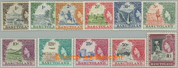 256058 - 1961-1963 SG.69-79, Elizabeth II. - Motives ½C - 1R; comple