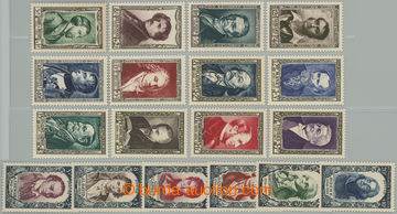 256097 - 1950-1952 SELECTION / 3 sets Personalities, Mi.885-890, 909-