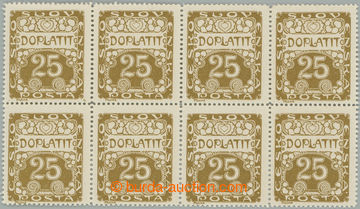 256119 - 1919 Pof.DL5, Ornament 25h hnědoolivová s nepřepážkovou