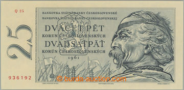 256137 - 1961 Ba.97b, 25Kčs 1961, série Q25; luxusní