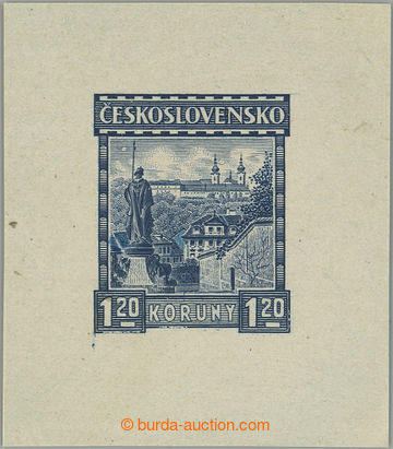 256155 - 1926 ZT  Pof.213, Strahov 1,20Kč, zkusmý tisk - otisk defi