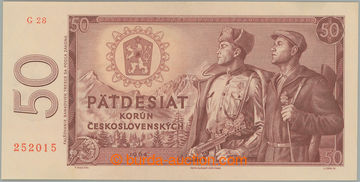 256157 - 1964 Ba.99b2, 50Kčs 1964, hledaná série G28 (!); velmi p