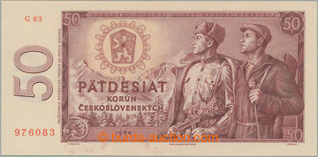 256158 - 1964 Ba.99c, 50Kčs 1964, série G83; bezvadná