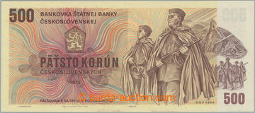 256206 - 1973 Ba.101, 500Kčs 1973, série U52; bezvadná