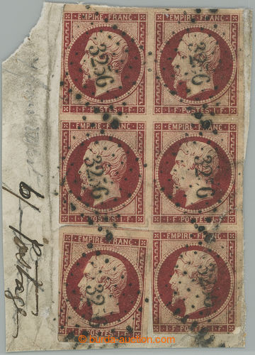 256209 - 1853 Mi.17b, Maury 18b, Napoleon III. EMPIRE FRANC. 1Fr tmav