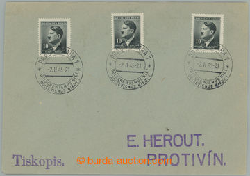 256280 - 1945 PR117, PRAGUE 1 / BOLŠEVISMUS NIKDY!/ 2.II.45, letter 